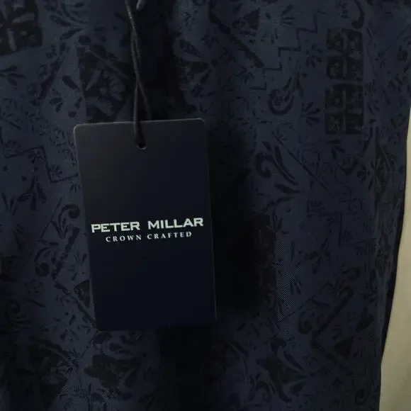 Peter Millar Golf Crown Crafted Performance Trouser Pant 38 x 32 Navy Blue - Picture 6 of 11